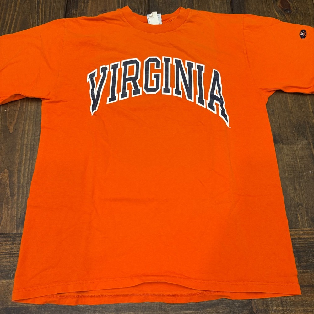University of Virginia T-Shirt Mens XL Orange UVA Cavaliers The University Coll